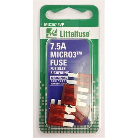 Livewire Micro3 32V & 7.5A Blade Fuses - Brown LI3557861